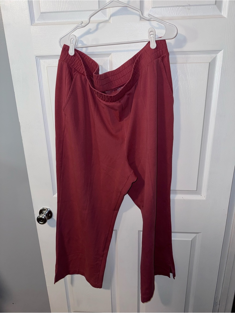 Womans Relaxed Maroon Pants